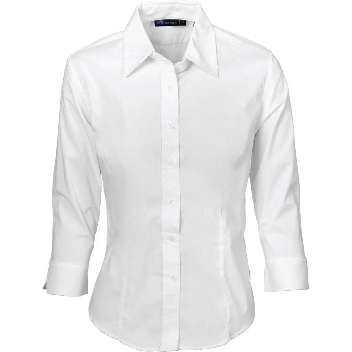 Dnc Workwear Ladies Premier Stretch Poplin 3/4 Sleeve Business Shirt - 4232 Metro Workwear.